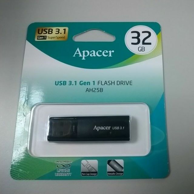 Apacer USB3.1 32G（ 全新）