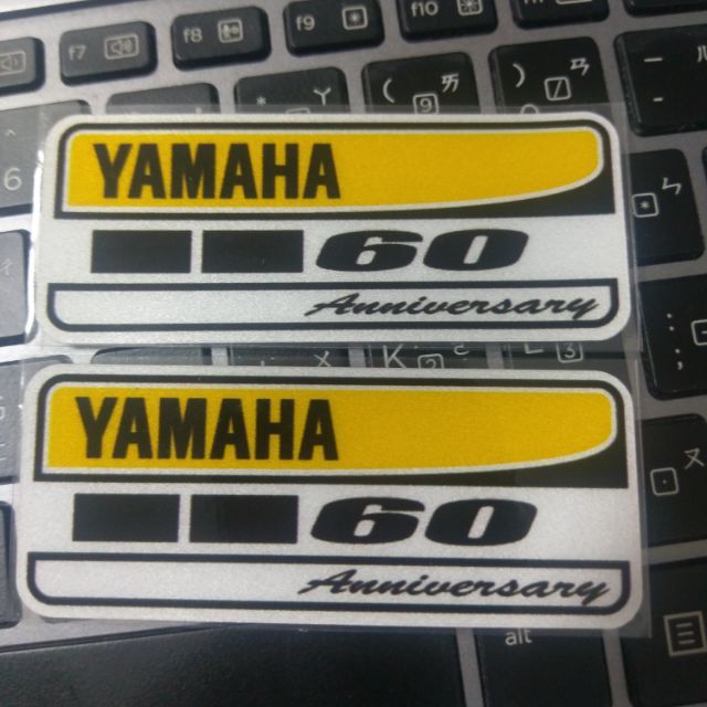 Yamaha 60週年紀念貼紙