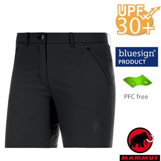 【 MAMMUT 長毛象】 女款彈性透氣休閒運動短褲Hiking Shorts/ 黑 00130