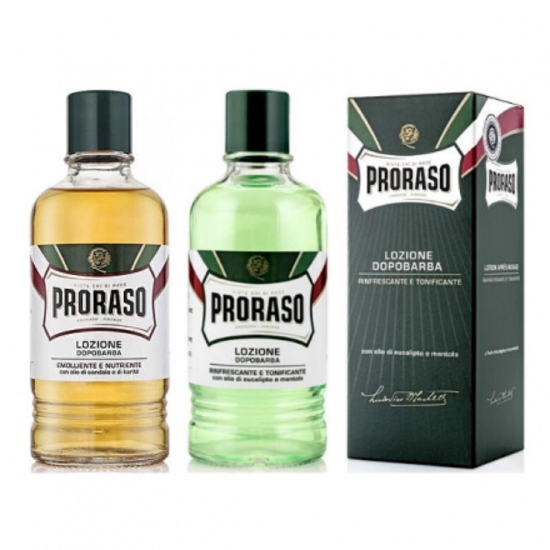 KatyShop✨ 義大利百年老牌 PRORASO 鬍後水 修容露 400ml 薄荷 / 檀香 可選