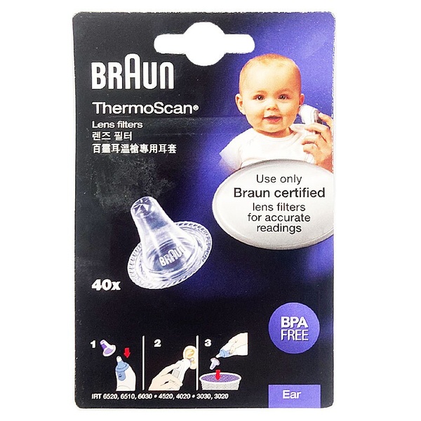 BRAUN 百靈 耳溫槍-專用耳套40入❤陳小甜嬰兒用品❤適用型號在描述內