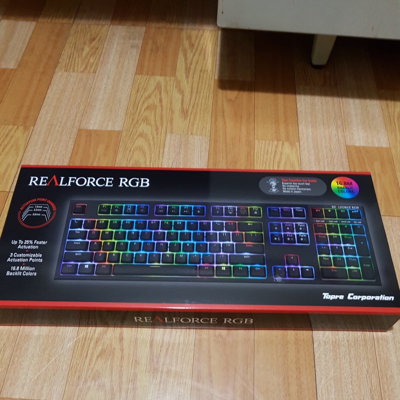 Realforce RGB靜電容量式鍵盤|英文