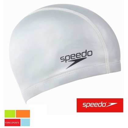 SPEEDO 成人 合成泳帽 Ultra Pace 白