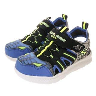 SKECHERS 男童系列 涼拖鞋 C-FLEX SANDAL 2.0 - 400114LBBLM