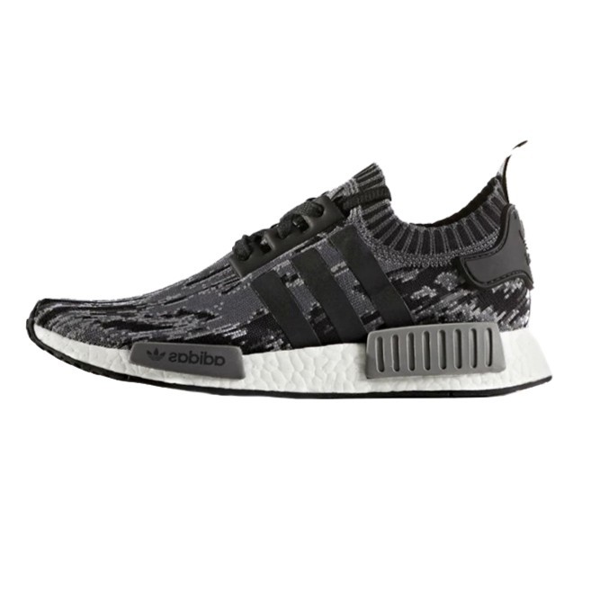 【小八】adidas NMD R1 PK Glitch Camo Black Grey 黑灰 BZ0223