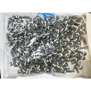 #12 白鐵 410 六角華司 細牙 鑽尾 粗牙 尖尾割溝 五號尾 屋頂 鐵皮 浪板 鋼構 自攻 螺絲 六角自攻
