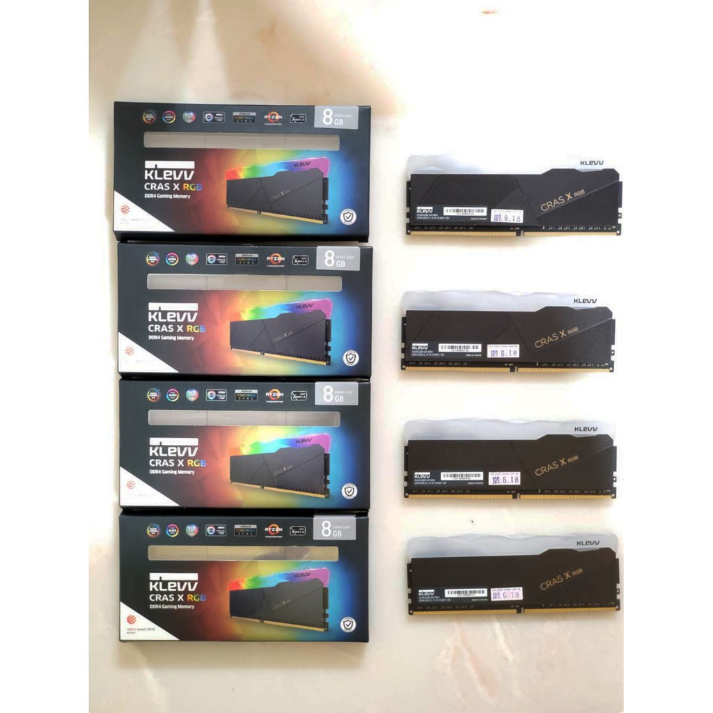 記憶體 LEVV 科賦 CRAS X RGB DDR4 3200 8G*4