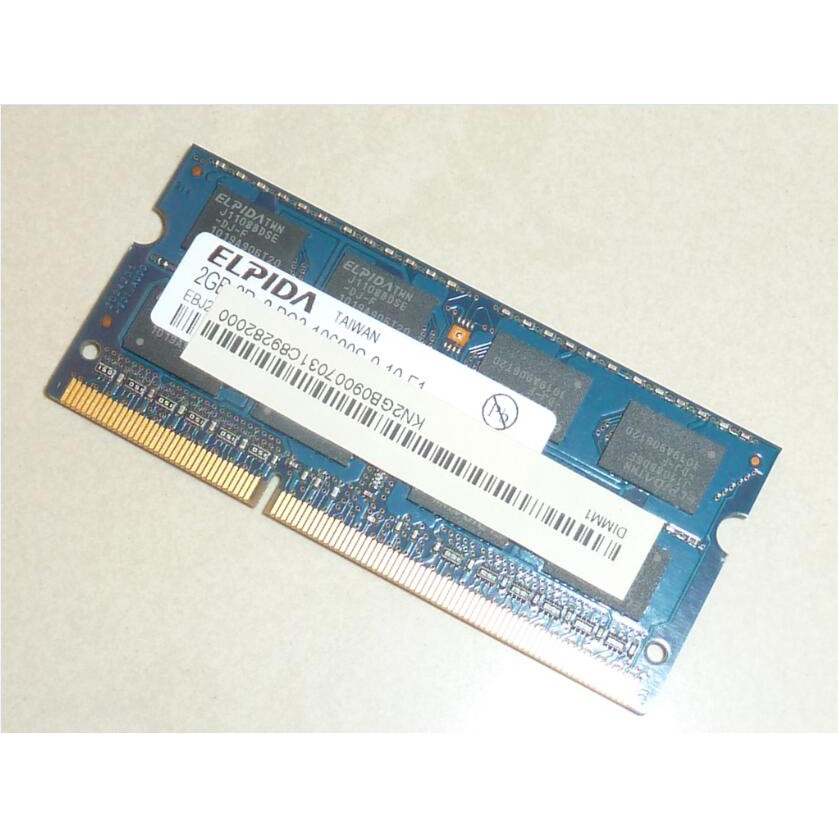 ELPIDA 爾必達 DDR3 1333 PC3 10600 2G GB 雙面顆粒