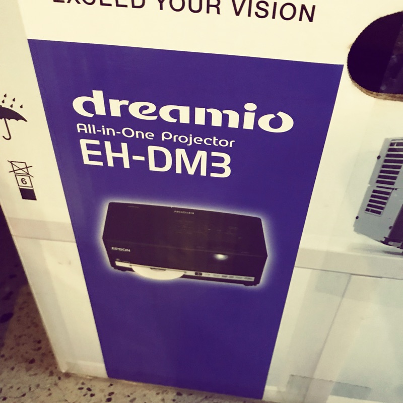 二手 EPSON EH-DM3 投影機 露營 投影布幕- 《後巷庫房》