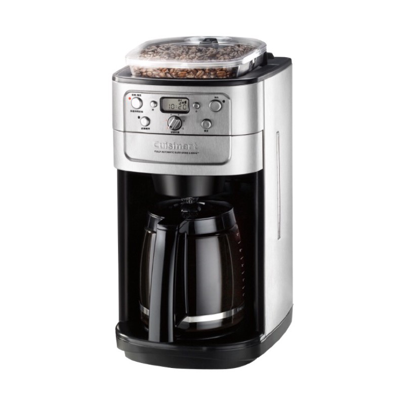美國Cuisinart美膳雅 全自動磨盤式咖啡機 DGB-700BCTW (二手商品九成新