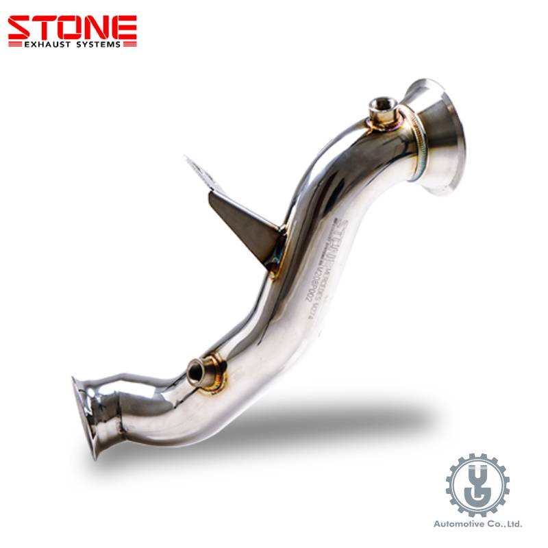 STONE巨石｜Benz E300｜De-Cat Downpipe 4matic四輪驅動｜排氣管【YGAUTO】