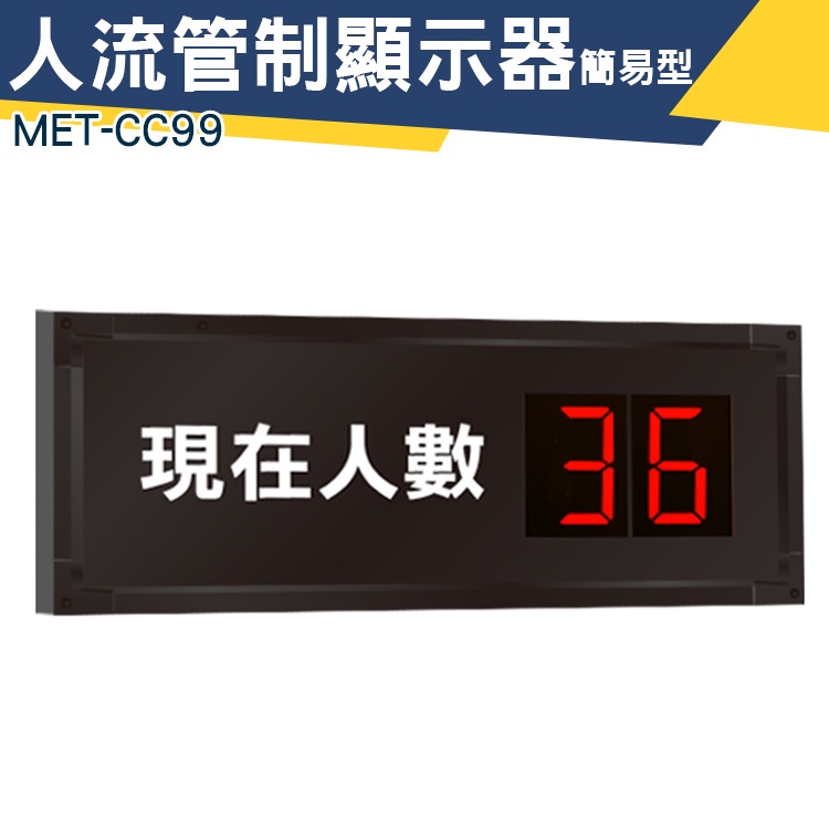 【儀特汽修】計數器 人流管制 LED人流計數器 人流管理 MET-CC99 告示牌 場內人數計算 社交距離