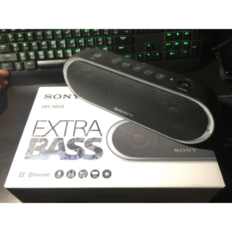 Sony SRS-XB20 Extra Bass 藍芽喇叭 NFC 防水