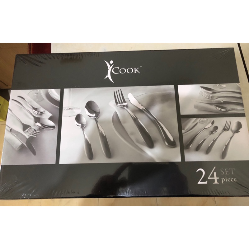 安麗不鏽鋼餐具24件組