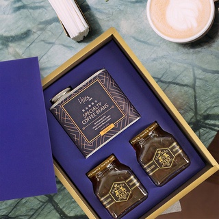 Hiles 咖啡豆 咖啡禮盒 氣閥式 豆罐 泉發蜂蜜 蜂蜜禮盒 肯亞AA 耶加雪菲 酒香 藝妓 春節禮盒