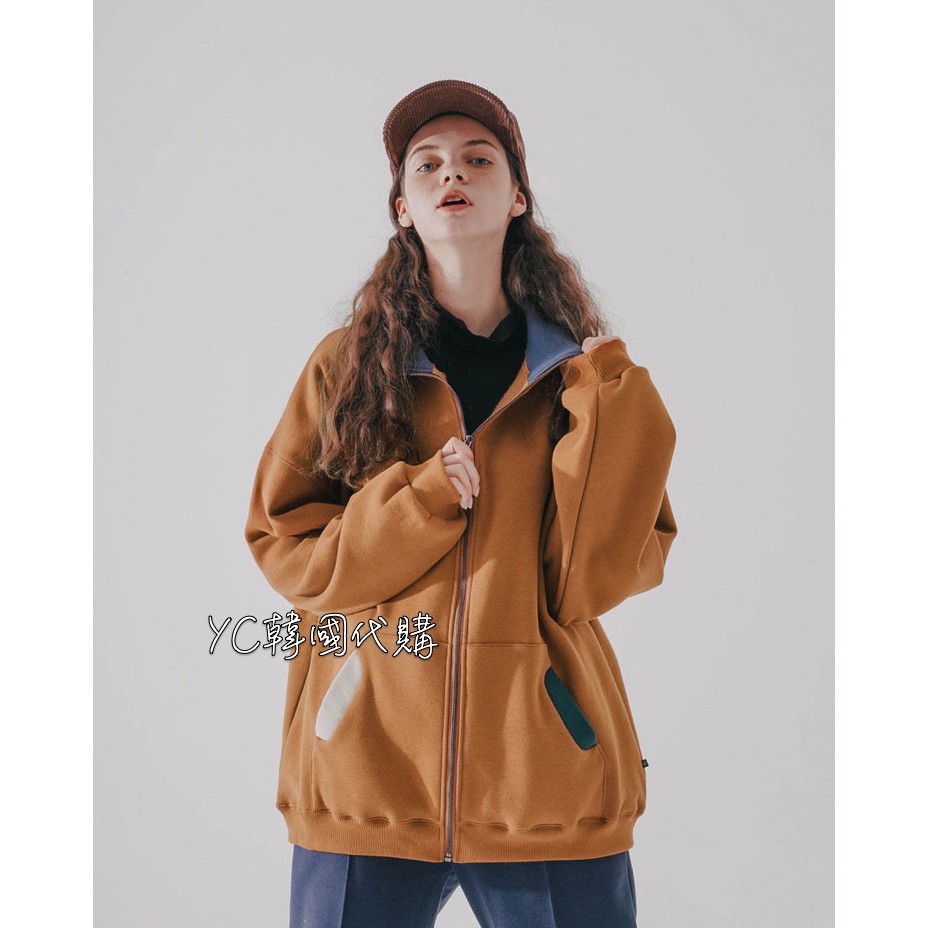 特價/部分現貨】 WV PROJECT 高領口袋拼色刷毛外套韓國潮牌正品代購 
