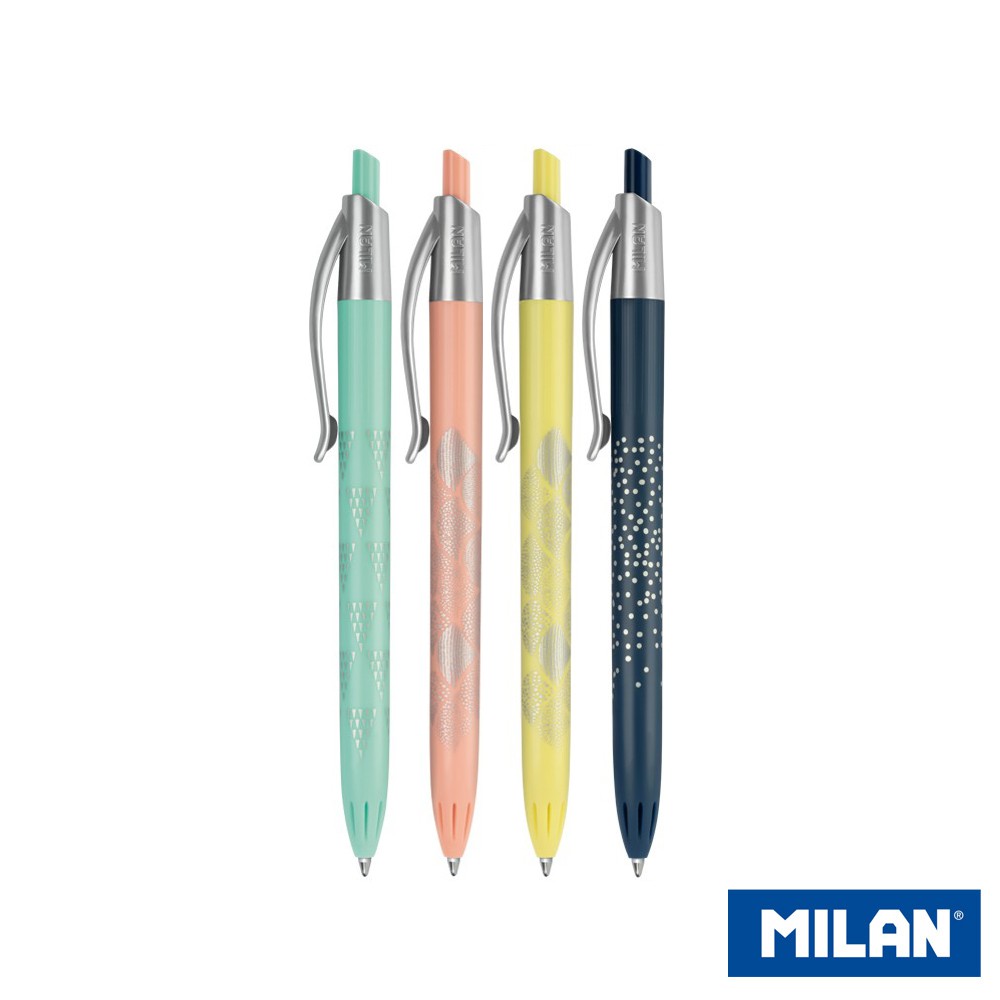 【MILAN】P1 SILVER原子筆4色隨身組_嚴選德國油墨筆芯1.0mm