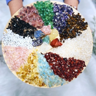 能量水晶碎石 水晶消磁 紫水晶碎石 淨化水晶 白水晶 黃水晶 天然碎石 水晶碎石 消磁盒 開運 能量 粉晶 黑耀石