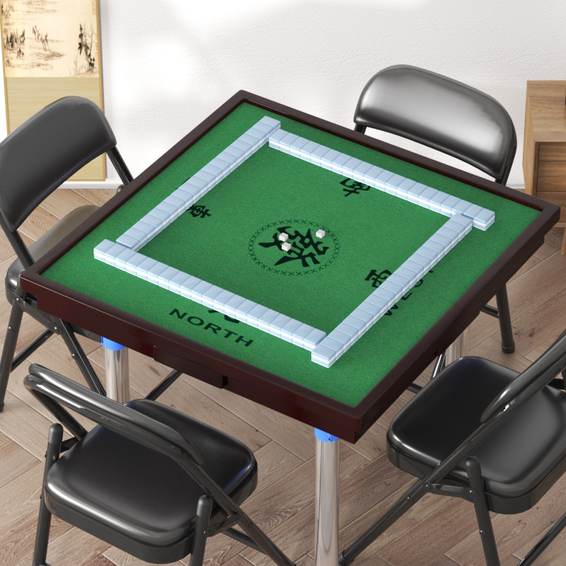 現貨免運 麻將桌折疊便攜家用簡易棋牌手搓手動宿舍麻雀台可兩用多功能餐桌 蝦皮購物