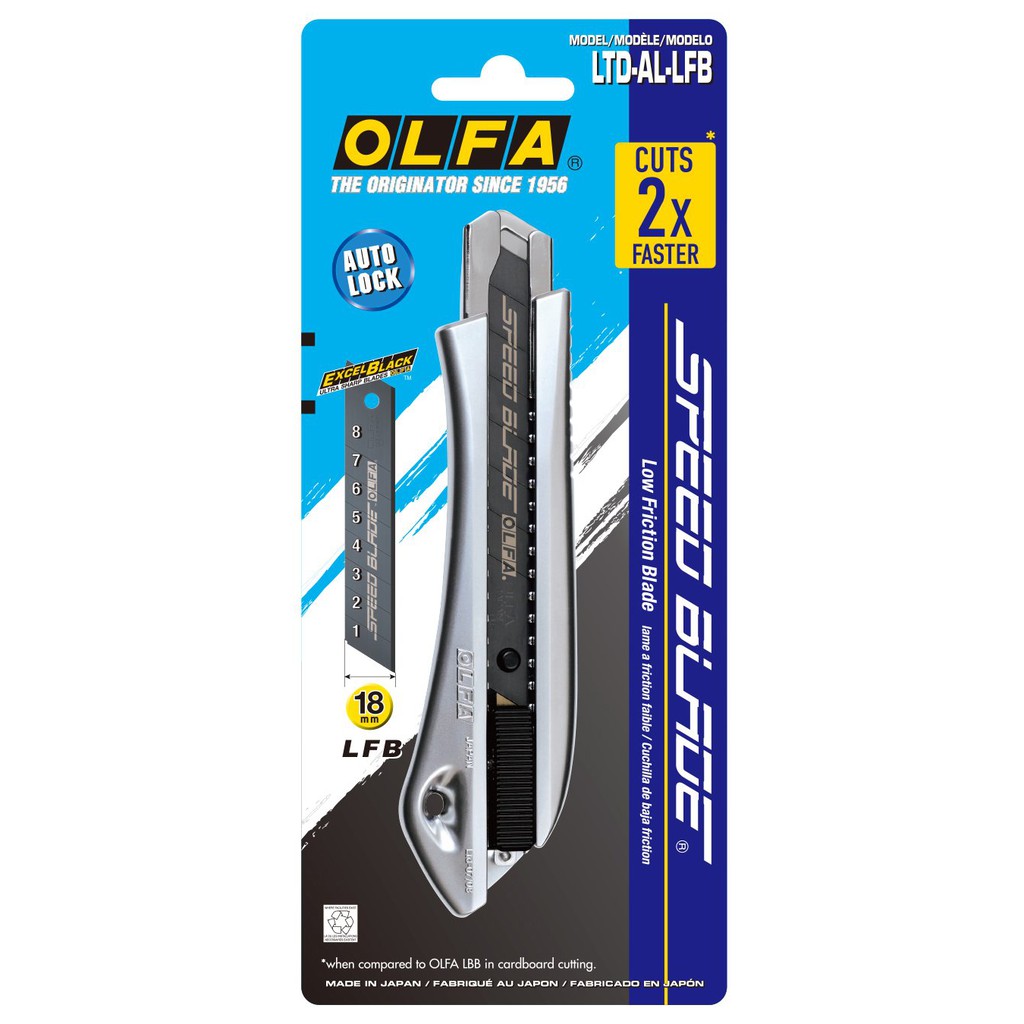 【乖迪文具小舖】//OLFA// 極致系列 LTD-AL-LFB 大型美工刀 (原型號 : Ltd-08)