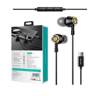 【Type-C 耳機】Usams 三星 S22 Ultra 6.8吋 SM-S908 入耳式立體聲 金屬耳機