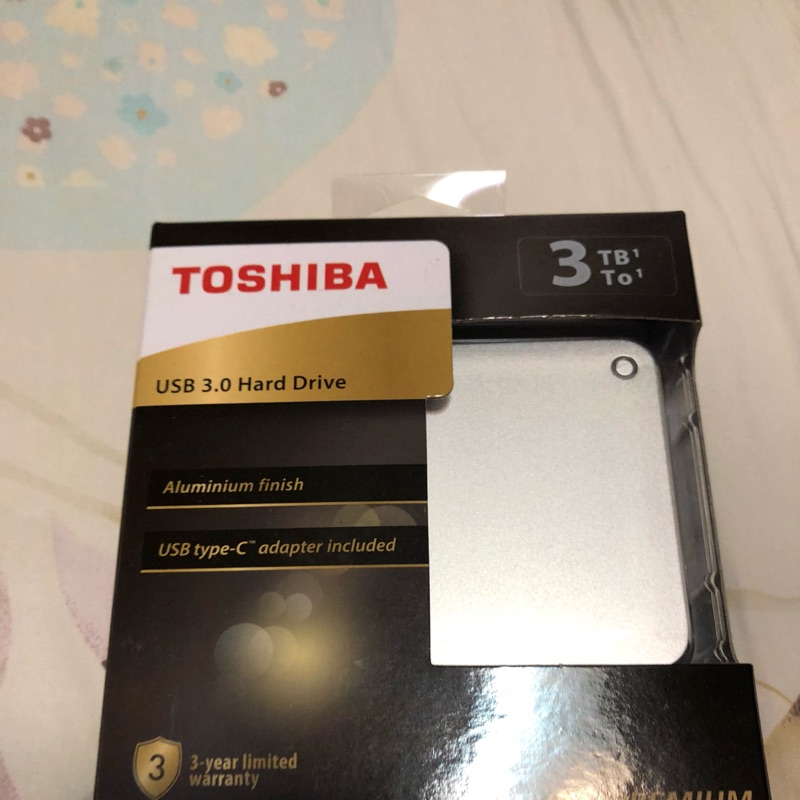 TOSHIBA 3TB外接式硬碟USB 3.0