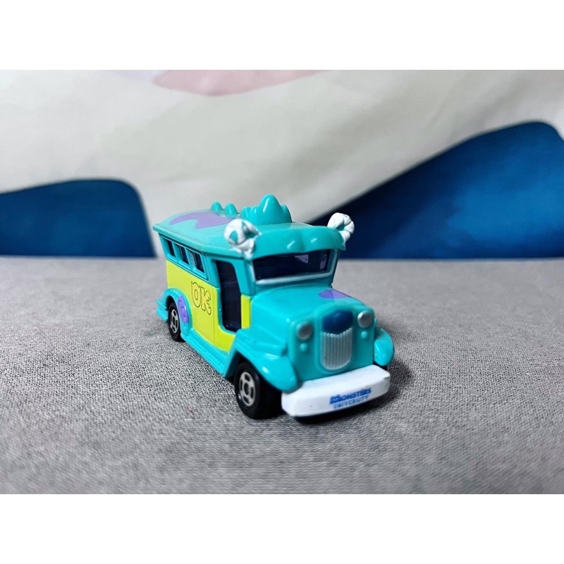 正版 TOMICA 怪獸大學 怪獸電力公司 毛怪 校車 巴士 模型 合金車