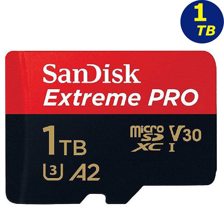 SanDisk 1TB 1T microSD Extreme Pro 200MB 4K microSDXC 手機記憶卡