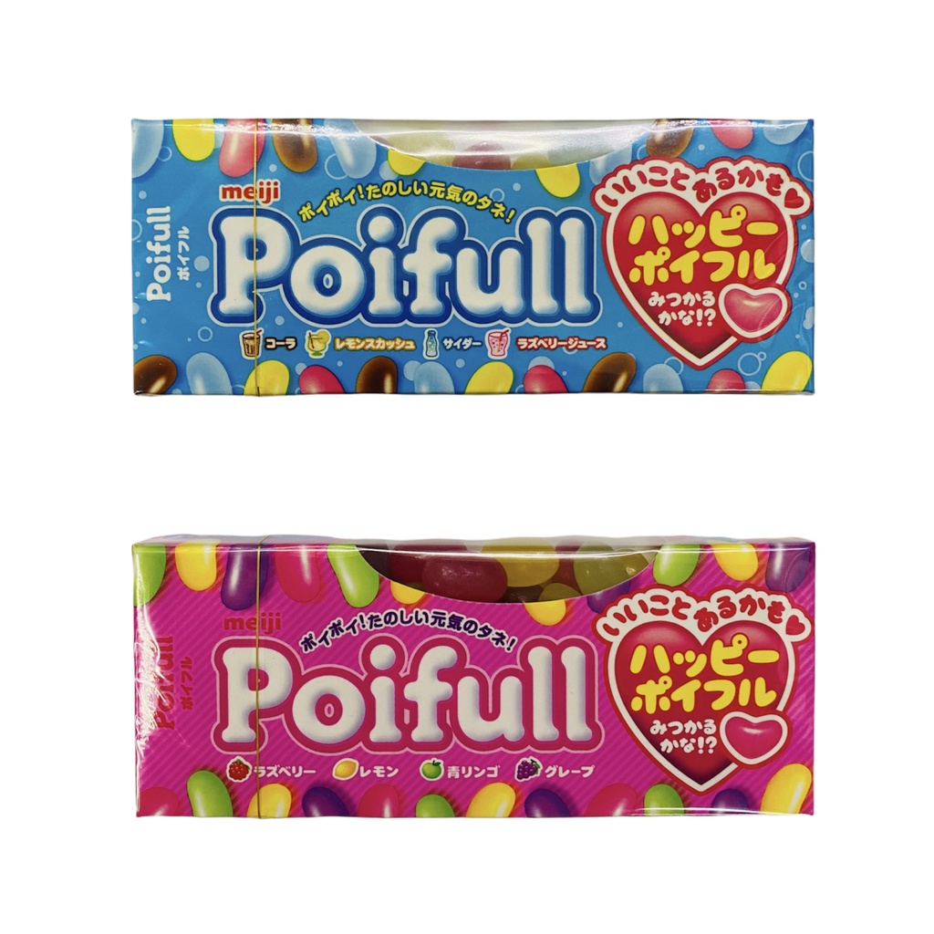 明治meiji Poifull軟糖 - 綜合水果/汽水 53g