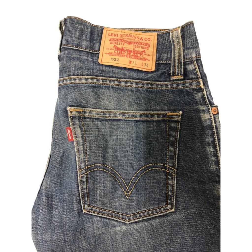 【二手古著】LEVI'S LEVI STRAUSS&amp;Co. 522 Vintage 牛仔褲 (W31)