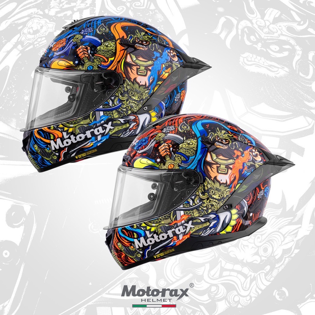 Motorax R50s 彩繪 戰神 全罩式安全帽 競技 摩雷士 賽道帽 大鴨尾 空力 R50