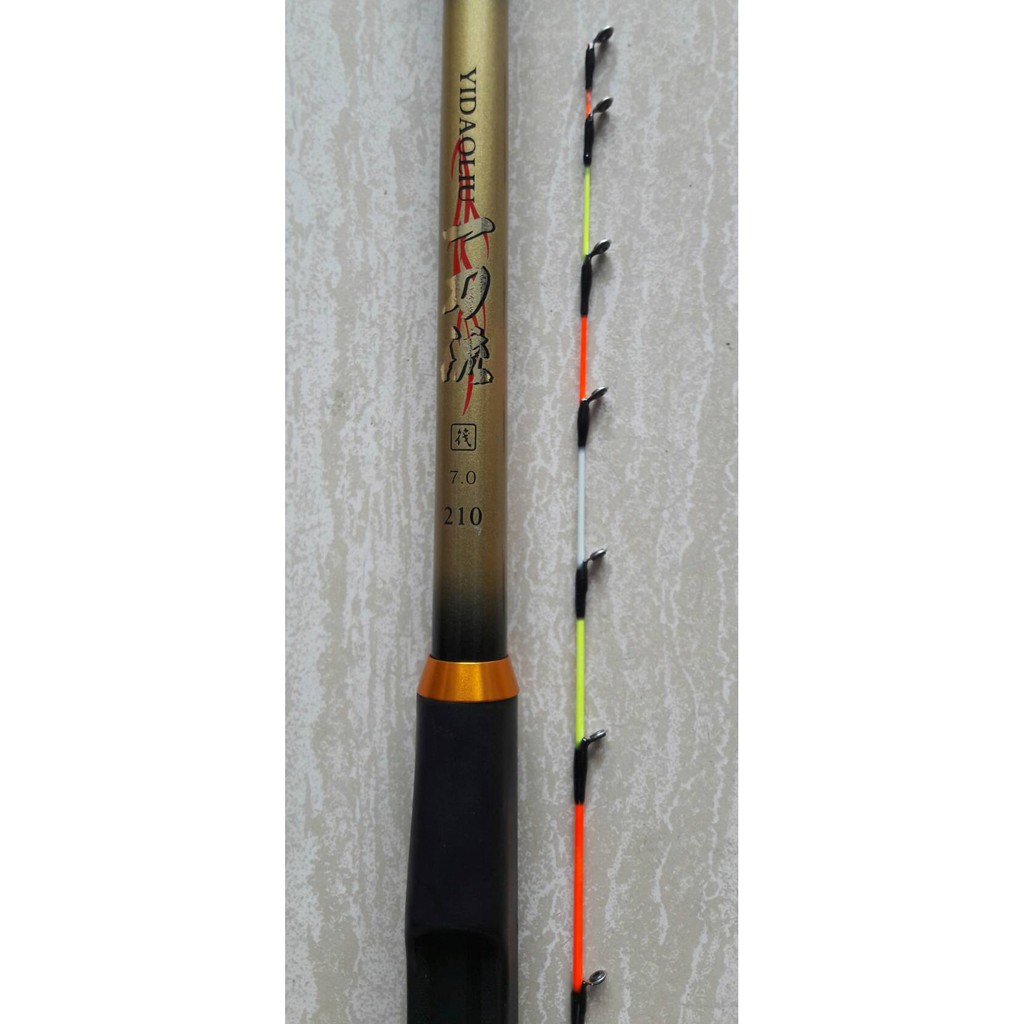 大象 實用精品 一刀流 精緻7尺竿身硬挺竿尾敏感並繼吞肚尾筏竿適合釣場廣泛 回饋品 蝦皮購物