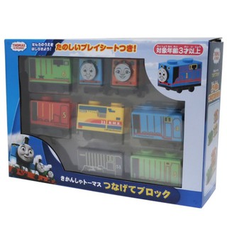 THOMAS&FRIENDS 湯瑪士 ENSKY 串聯積木組 (8個入)