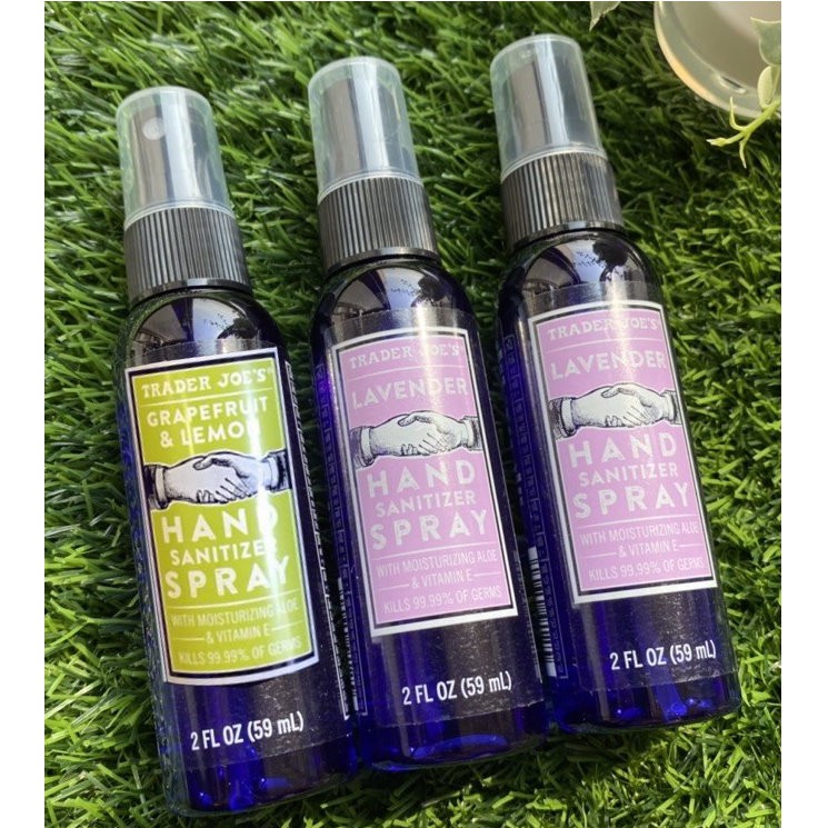Berry嚴選 美國 Trader Joe's Hand sanitizer Spray 乾洗手 葡萄柚檸檬乾洗手 蝦皮購物