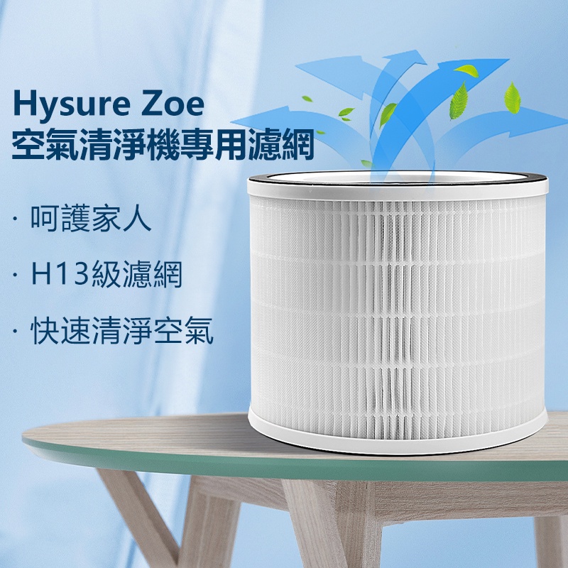 【現貨免運】Hysure海說Zoe濾網 濾芯 濾網 抗菌 抗敏 適用Hysure Zoe 空氣清淨機 清淨機 空氣清淨