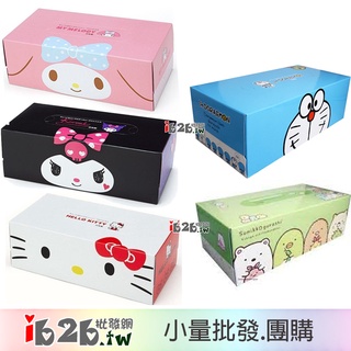 【ib2b】日本製 盒裝 抽取式面紙/衛生紙 150抽(300張)~哆啦a夢/KT/美樂蒂/角落生物/酷洛米 -6盒