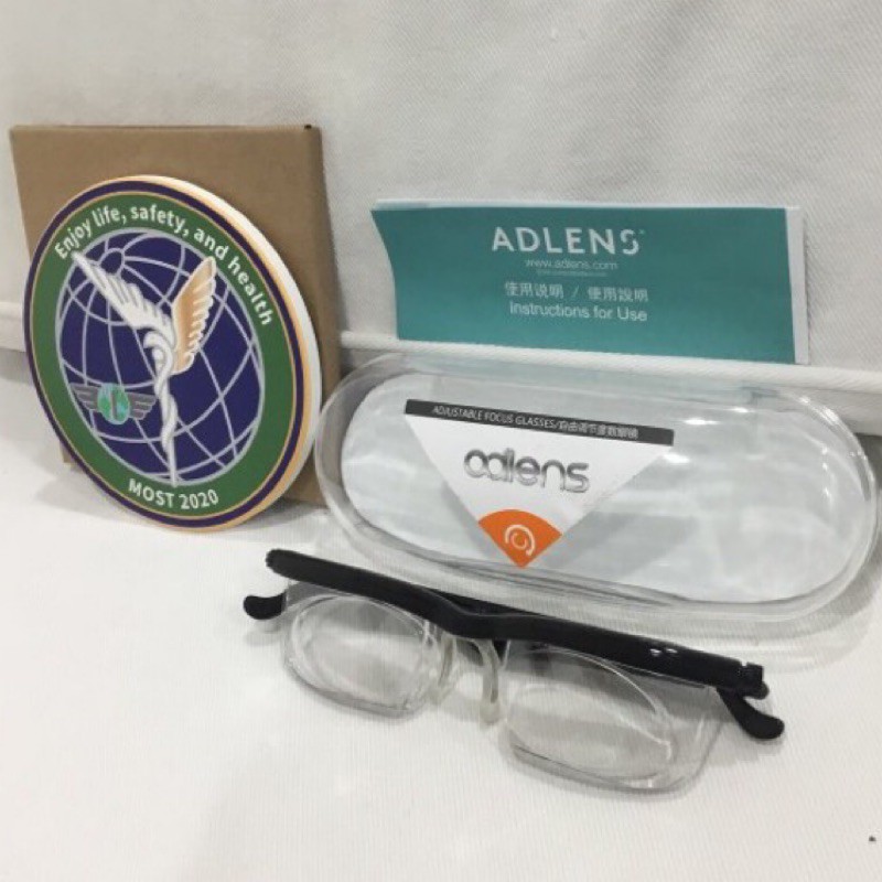 全新英國Adlens 可調焦超輕眼鏡.送台製陶質杯墊.市價過千.