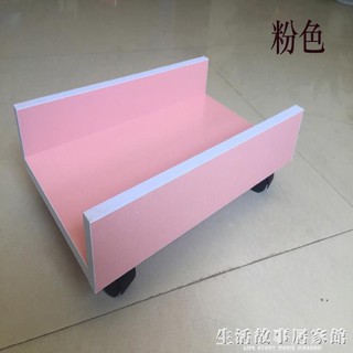 👍臺灣公司＋發票👍主機架臺式電腦主機託主機架底座託盤機箱托架託移動滑輪置物架大號實木