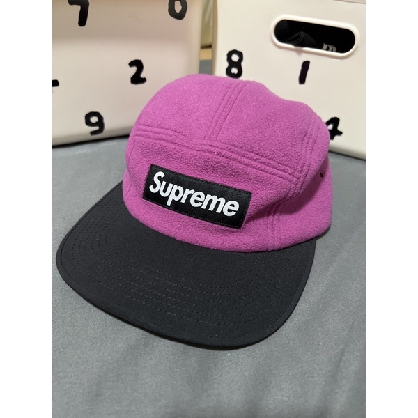 supreme紫色五分割帽