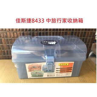 【含稅附發票】 現貨/佳斯捷/8433/中旅行家/收納箱/收納/分類/醫療/手提/零件盒/醫療箱/大旅行家/8648