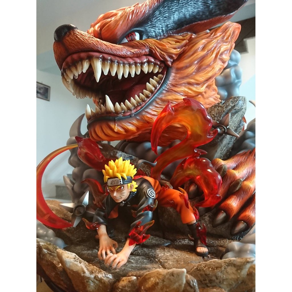 Naruto 火影忍者疾風傳九喇嘛九尾尾獸漩渦鳴人現貨正版gk Pvc 雕像模型成品玩 Pt景品日版代理 蝦皮購物