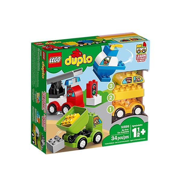 【積木樂園】樂高 LEGO 10886 Duplo系列 我的第一套創意汽車組合