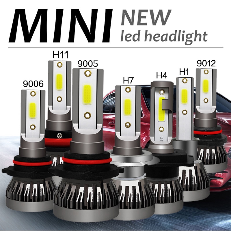 Novsight H1 H4 H7 H11 9012 9006 Mini1 72W LED車燈 汽車大燈 燈泡  兩顆