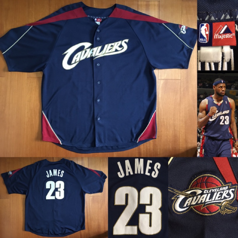 Lebron James Majestic 棒球背號衫 👑 NBA 復古球衣