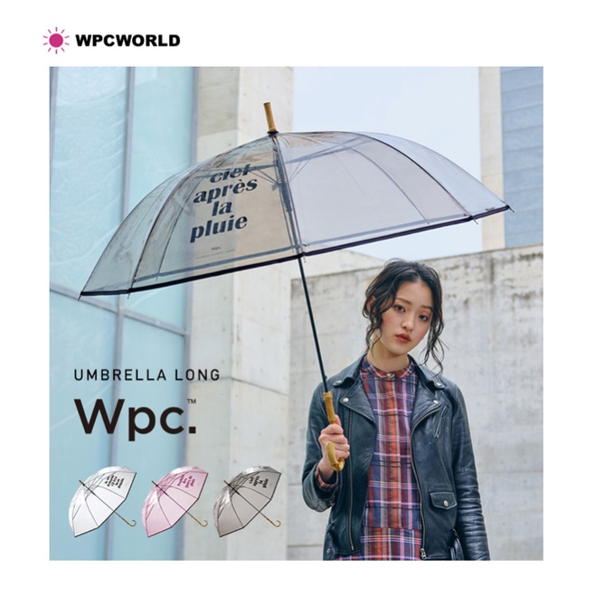 日本進口 wpc 正版  自動傘 男女適用 法國風 透明 傘面加大 直傘 長傘