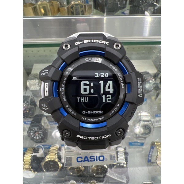【金台鐘錶】CASIO卡西歐 G-SHOCK 藍牙連結智慧型手機 計步運動錶 GBD-100-1A7