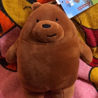 熊熊遇見你娃娃 正版授權 We BARE BEARS 吊飾娃娃