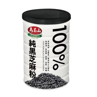 『限購六組』馬玉山100%純黑芝麻粉 400g / 罐