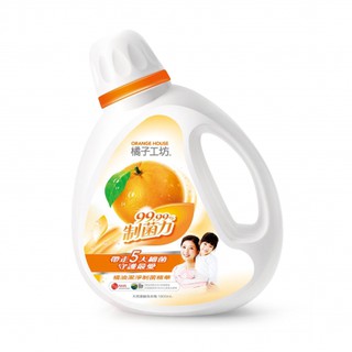 【橘子工坊】天然濃縮洗衣精1800ml/瓶(制菌活力)