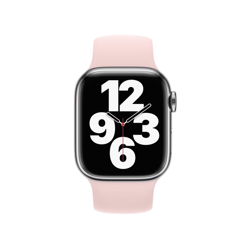 「二手商品」9.9新 灰粉紅色運動型錶帶